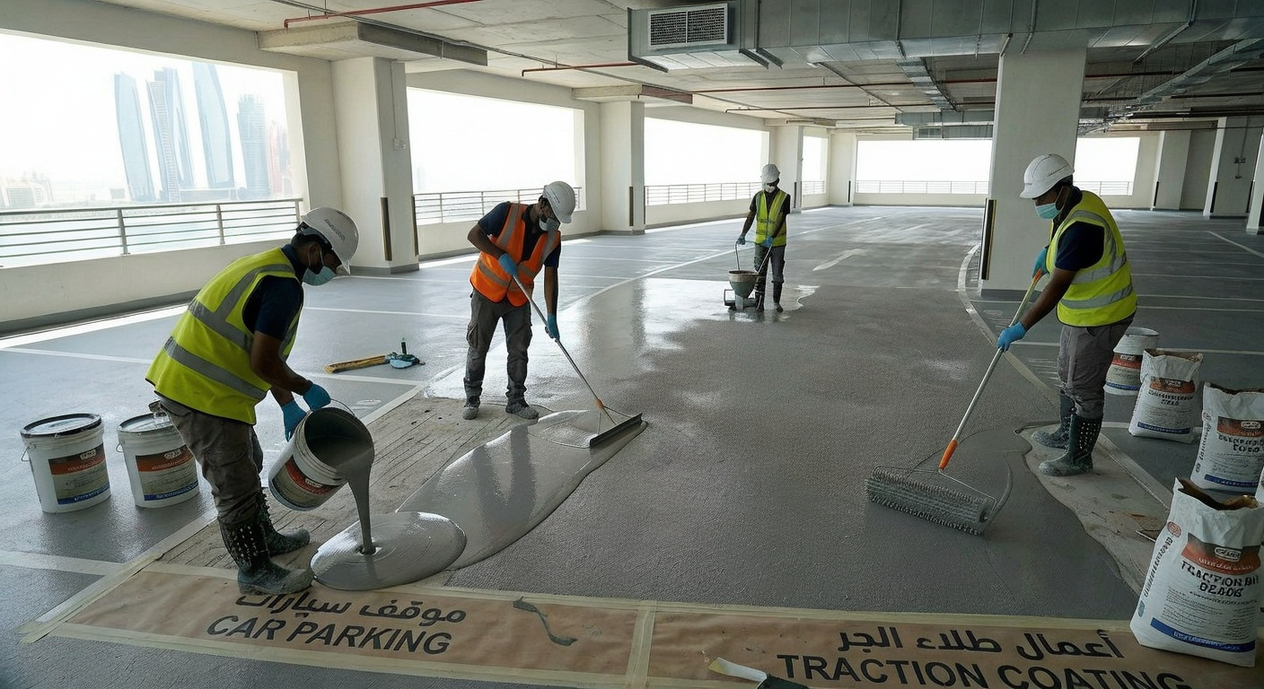 carpark traction coating