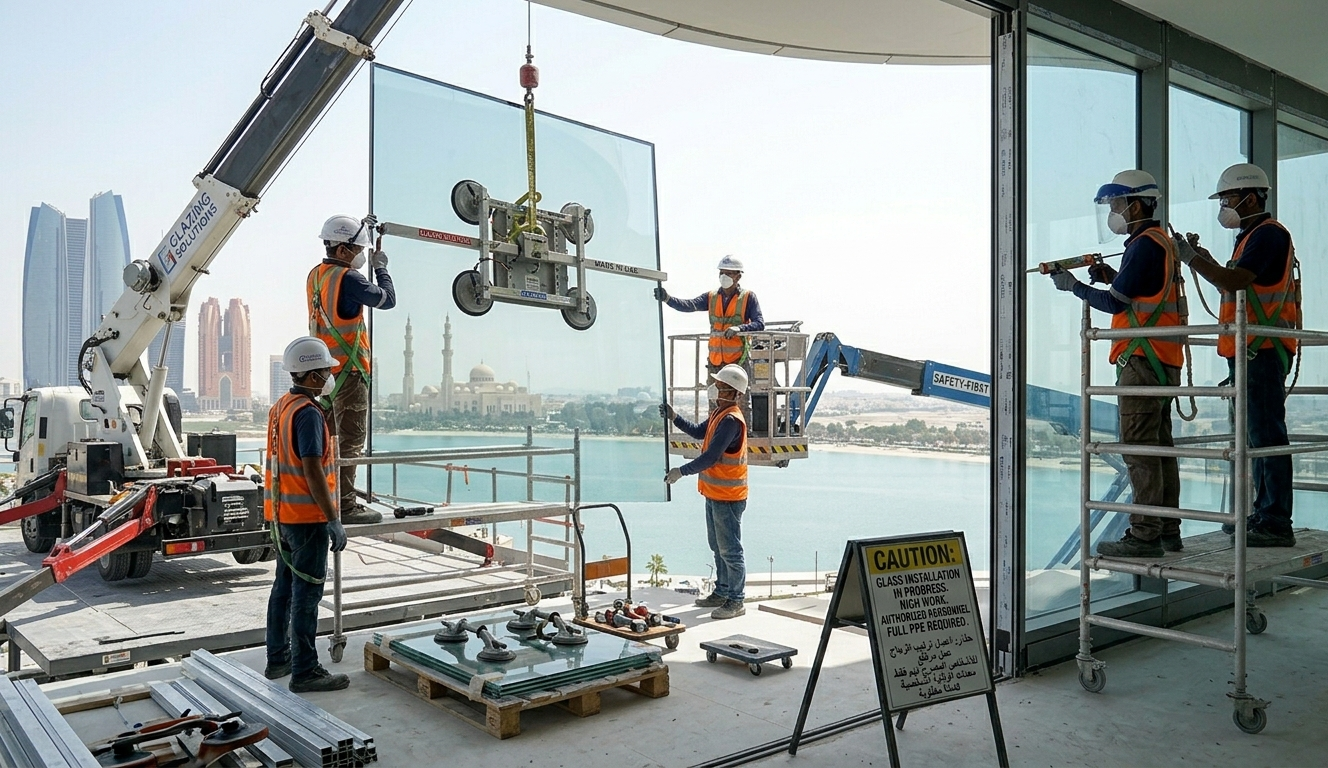 glass installation